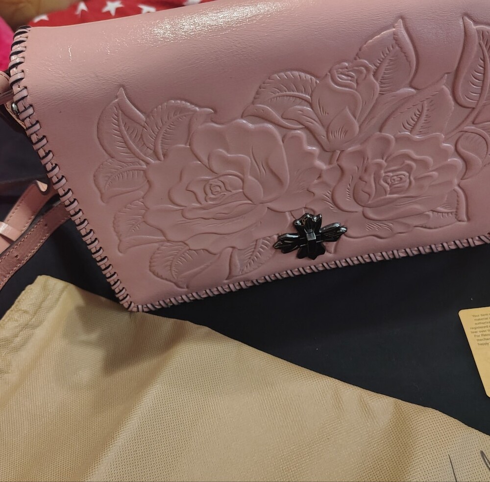 Patricia Nash Mabilia Flap Crossbody In Lobster Bisque NWOT